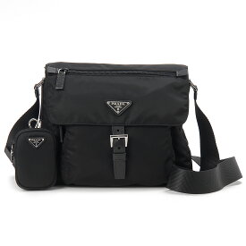 訳あり　かぶせのベルト部分に革はがれあり　PRADA プラダ ショルダーバッグ レディース 1BD994 RV44 F0002 B1M VELA ヴェラ