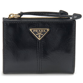 PRADA プラダ 二つ折り財布 レディース ブラック 1ML050 2CYR F0002