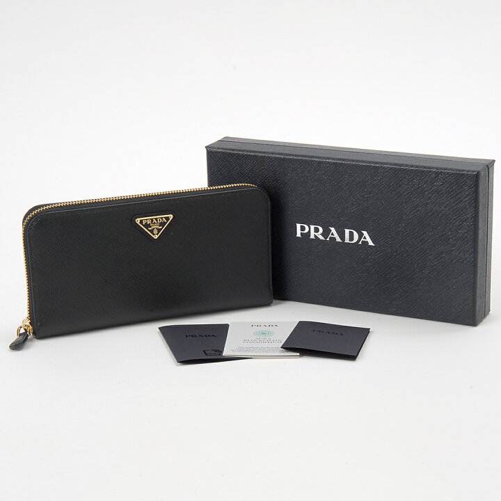 楽天市場】プラダ PRADA ラウンドファスナー長財布 1ML506 QHH F0002 