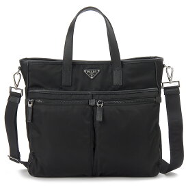 PRADA プラダ ショルダーバッグ トートバッグ メンズ ブラック 2VG8602DMHF0002XON RE-NYLON SHOULDER