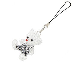 楽天市場 クマ ビーズ ストラップの通販