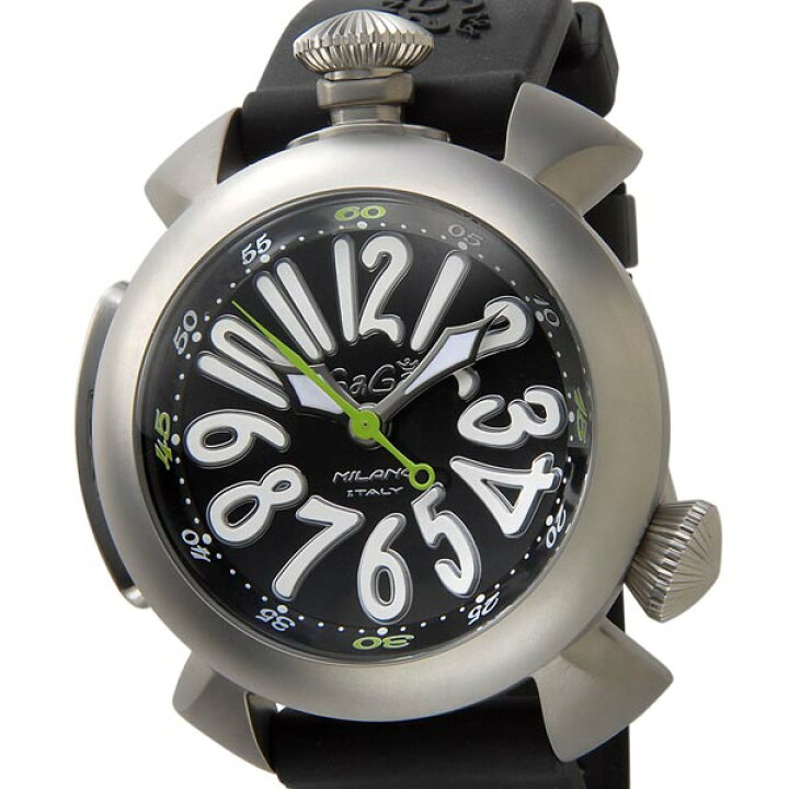 楽天市場】ガガミラノ Gaga Milano 5040.1 48mm ダイビング チタン  
