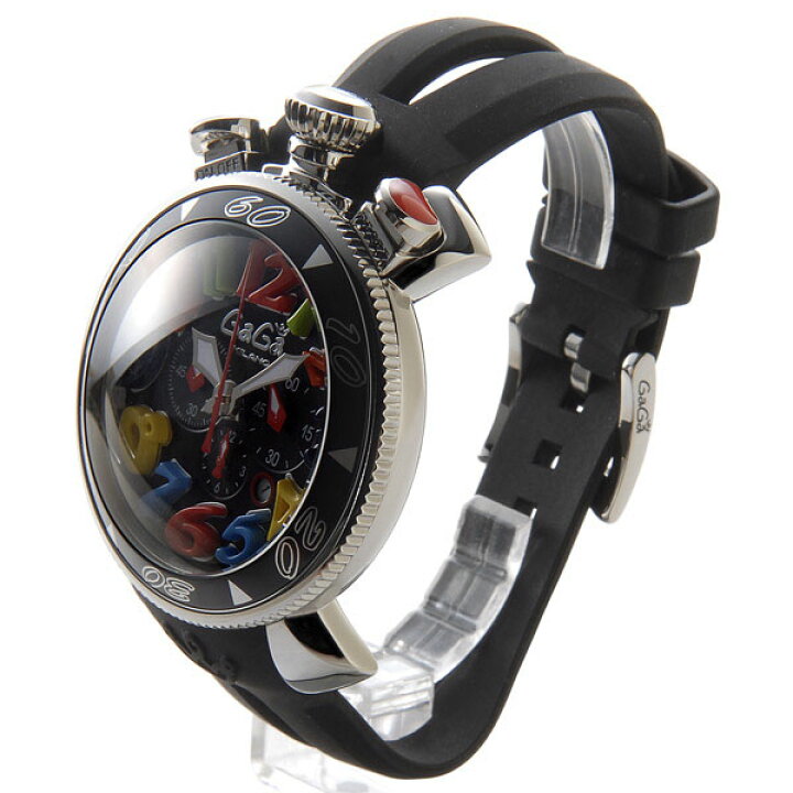 楽天市場】ガガミラノ Gaga Milano 6050.2 CHRONO クロノ 48mm ラバー 