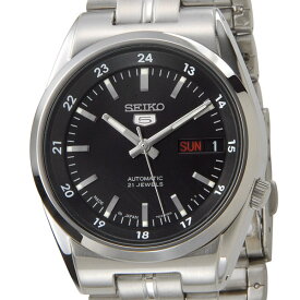 セイコー SEIKO セイコーファイブ SEIKO5 腕時計 SNK567J1 自動巻き ブラック メンズ セイコーウオッチ 新品
