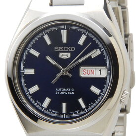 セイコー SEIKO SNKC51J1 SEIKO5 セイコー SEIKOセイコー SEIKO セイコーファイブ 自動巻き ブルー×シルバー メンズ腕時計 新品