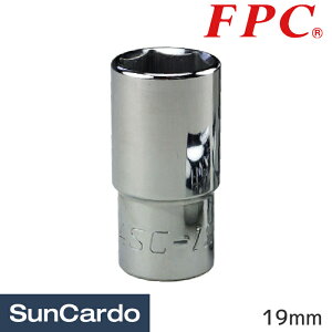 【ワンダフルデー期間P最大23倍】工具 整備 タイヤ交換 FPC(フラッシュツール) クロスレンチ用ホイールナット用ソケット 19mm 4SC-19