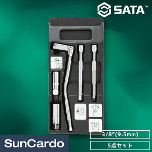 �y�}���\������P�ő�29�{�z�H��Z�b�g �c�[���Z�b�g SATA Tools �T�^�c�[���Y SATA(�T�^) 3/8�h(9.5mm) �X�p�[�N�v���O�\�P�b�g�Z�b�g 5�_ 09003