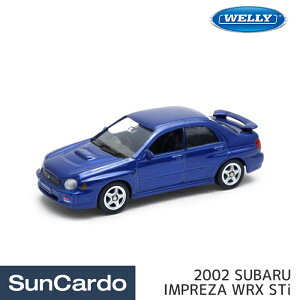 【ワンダフルデー期間P最大23倍】ミニカー おもちゃ WELLY(ウィリー) 1/60 プルバックミニカー 2002 SUBARU IMPREZA WRX STi 52241