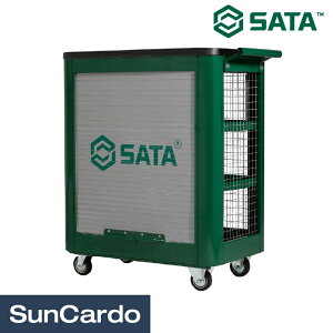 【ワンダフルデー期間P最大23倍】ワゴン サービスワゴン トロリー キャスター付き 工具箱 キャビネット SATA Tools サタツールズ SATA(サタ) ローラーシャッターツールカート 95111
