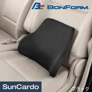 【マラソン期間P最大29倍】カー用品 クッション シートカバー BONFORM(ボンフォーム) ハイブリッドホールド 腰ホールドタイプ ブラック 5612-76
