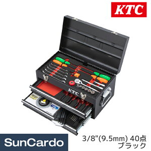 ktc �H��Z�b�g �c�[���Z�b�g �H�� ���� 3/8�h KTC(���s�@�B�H��) 9.5sq. SKX0102�X�^���_�[�h�Z�b�g 40�_ �u���b�N SK34026XBK