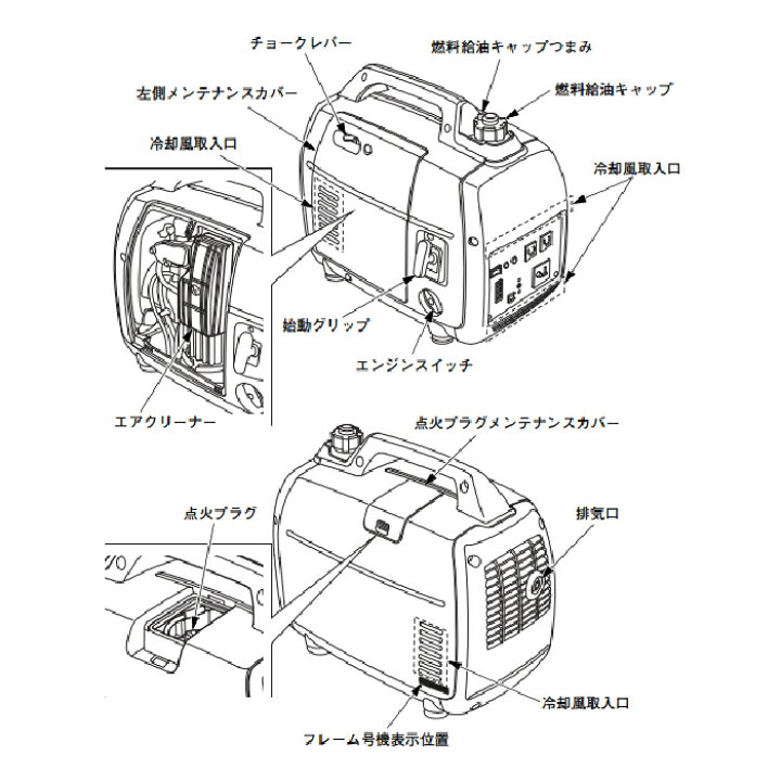 楽天市場】【マラソン期間P最大29倍】工具 発電機 災害 キャンプ 