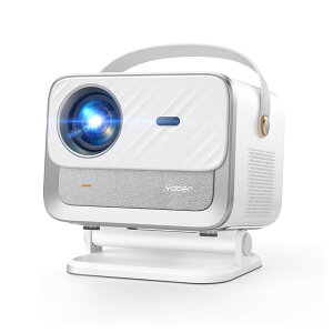 Yaber V12 vWFN^[ V NetflixCZX hr[TE 20WXs[J[ Sho݌v I[gtH[JX&`␳ 1080p vWFN^[ ƒp WiFi6 &Bluetooth 5.2 É X^h