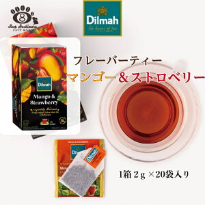 �g�� �f�B���} �t���[�o�[�e�B�[ �}���S�[���X�g���x���[ 2g×20 ��e�B�[�o�b�O MANGO AND STRAWBERRY �v���[���g