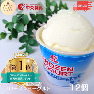 フローズンヨーグルト 12個 中央製乳 豊橋 スイーツ プレゼント お買い物マラソン お祝い 贈り物 誕生日