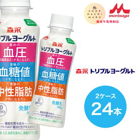 森永 トリプルヨーグルト ドリンクタイプ 2ケース24本入