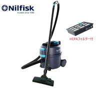 (HEPAフィルター付)ニルフィスク VP300R 小型ドライバキューム Nilfisk ペンギンワックス