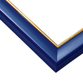 色：シャインブルー サイズ：51×73.5cm(パネルNo.10-T) エポック社 日本製 木製 パズルフレーム ウッディーパネルエクセレント ゴールドライン 金モール仕様 シャインブルー (51*73.5cm) (パネルN
