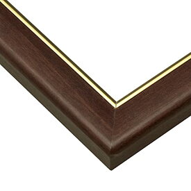 色：ブラウン サイズ：18.2×51.5cm(パネルNo.3-P) エポック社 日本製 木製 パズルフレーム ウッディーパネルエクセレント ゴールドライン 金モール仕様 ブラウン (18.2*51.5cm) (パネルNo.3-P) (B5サ