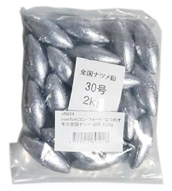 WakyaJig(わきゃジグ) なつめオモリ(全国ナツメ) 30号(約110g) 約2kg