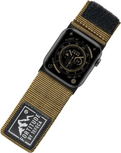 ���T�C�Y 140�`225mm �T�C�Y�F42mm 44mm 45mm Tefeca Fortitude�V���[�Y �A�W���X�^�u���i�C������Apple Watch�݊���/�����p�o���h�A�A�b�v���E�H�b�`�o���h(���L���A�[�~�[�O���[��)