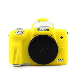 色：YL kinokoo CANON EOS Kiss M/EOS Kiss M2/EOS M50/EOS M50 Mark 2 デジタルカメラ専用 シリコンカバー カメラケース カメラカバー シンプル (YL)