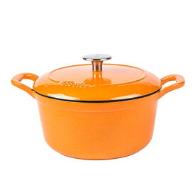 色：オレンジ サイズ：18cm フィスラー (Fissler) ホーロー 両手鍋 カレン ココット 18cm オレンジ EMP-C182N001OR 鋳物 琺瑯