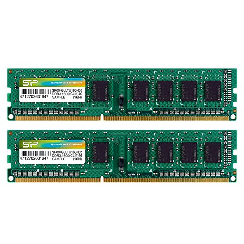 サイズ：4GB×2 シリコンパワー デスクトップPC用メモリ 1.35V 低電圧 DDR3L-1600 着後レビューで 送料無料 PC3L-12800 2枚 対応 4GB Mac 240Pin SP008GLLTU160N22 新色追加