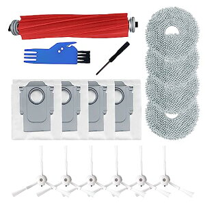 q revo �����p Roborock Q Revo P10�|���@�������i�Z�b�g ���C���u���V1�{ �T�C�h�u���V6�{ ���b�v�N���X4�� �_�X�g�o�b�O4�� (17��)