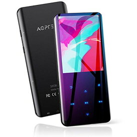 色：ブラック MP3プレーヤー AGPTEK 32GB内蔵 Bluetooth5.0 mp3プレイヤー 3D曲面 音楽プレーヤー スピーカー内臓 HIFI超高音質 2.4インチ大画面 スピーカー内蔵 デジタルオーディオプレーヤ 小型 超軽
