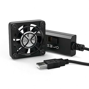ELUTENG ^t@ 4cm É USB@ ^ ʒ߉  5V USB t@ p  40mm ~jt@ 7H PC p ȃGl N[[ p\R XBox PS4 PS3 Q[@ [^[ TV Box N[O