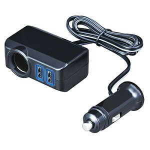 TCYF1DC+2USB(o4.8A) ZC(SEIWA) ԓpi VK[\Pbgݕz \Pbg1A*USB2|[g R[h^Cv ubN DC12Vp F311 R[h1m USBo 4.8A u[LED IC@\