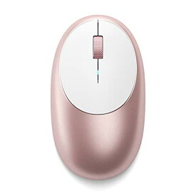 色：ローズゴールド Satechi アルミニウム M1 Bluetooth ワイヤレス マウス 充電 Type-Cポート (Mac Mini, iMac, MacBook, iPad など2012以降Macデバイス対応) (ローズゴールド)