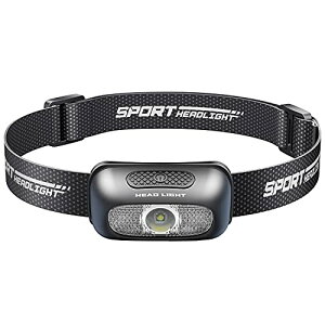 KEWISI �w�b�h���C�g USB�[�d�� ���P�x LED �w�b�h���C�g 5��_�����[�h �ԁ������C�g SOS�_�� ���ɂ� �w�b�h�����v �h���h�o 60*�p�x������ ��ނ� �œK �o�R �L�����v �U�� ��� �ނ� �A�E�g�h
