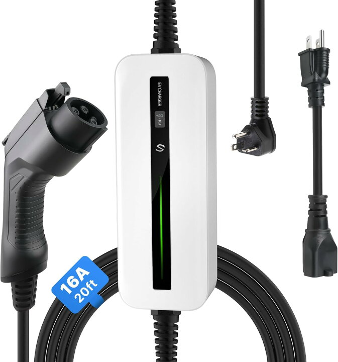 楽天市場】EV充電器 電気自動車用ポータブル充電器 10 A/16 A電流 調整 
