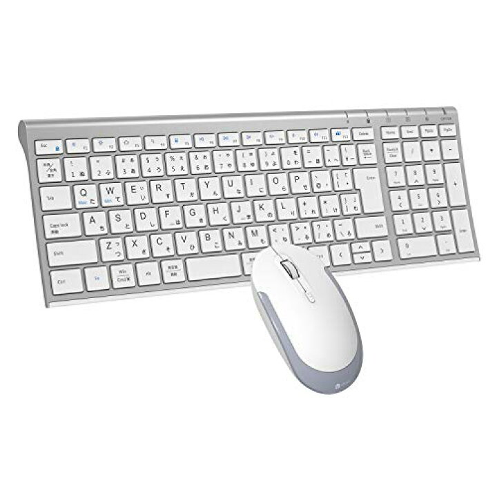 楽天市場】色：シルバーホワイト iClever キーボードワイヤレス 