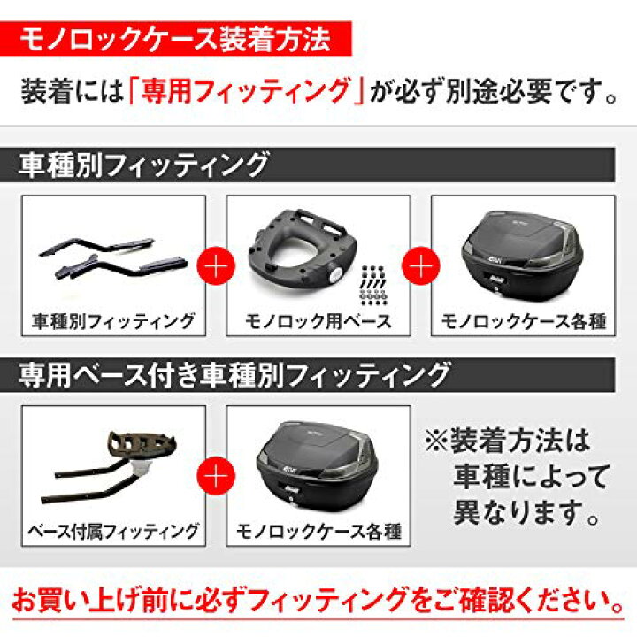 楽天市場】色：スモークレンズ(ブラック未塗装) GIVI (ジビ) バイク用 