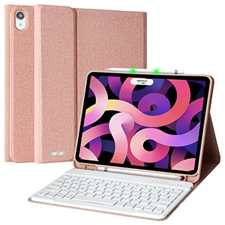 楽天市場】色：ローズゴールド iPad Air4 キーボードケース 2020秋発売 