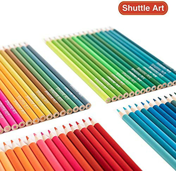 楽天市場】Shuttle Art 色鉛筆 カラーペン 172色セット 大人の塗り絵 