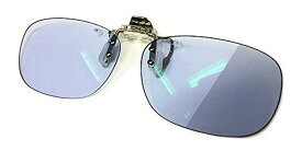 色：調光レンズタイプ クリップオン サングラス ネオコントラスト メガネの上からつける 調光 偏光 レンズ ブルーライトカット 男女兼用 運転 スポーツ テニス ドライブ