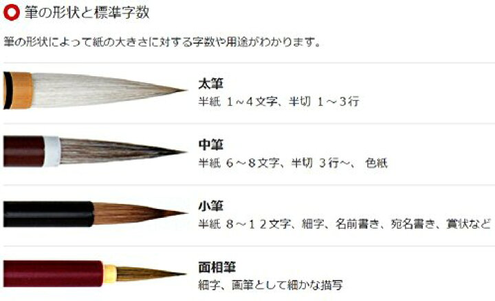 楽天市場】サイズ：12号 広島筆 書道 筆 大筆 十二号墨竜 G-7 書初め12 