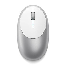 色：シルバー Satechi アルミニウム M1 Bluetooth ワイヤレス マウス Type-C充電ポート付き (Mac Mini, iMac Pro/iMac, MacBook Pro/Air, iPad Proなど2013以降MacOS対応) (シルバー)