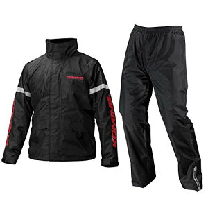 色:Black サイズ:2XL コミネ(KOMINE) バイク用 STDレインウェア ブラック 2XL RK-543 896 雨具 カッパ