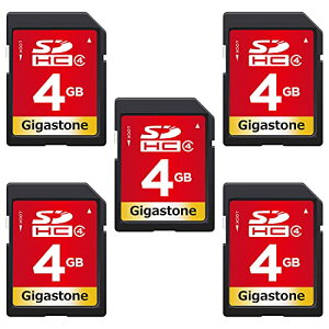 FFSDHC 4GB 5Zbg Gigastone 4GB SDJ[h 5Zbg UHS-I Class4 SDHC Ǎx80MB/b tHD L^