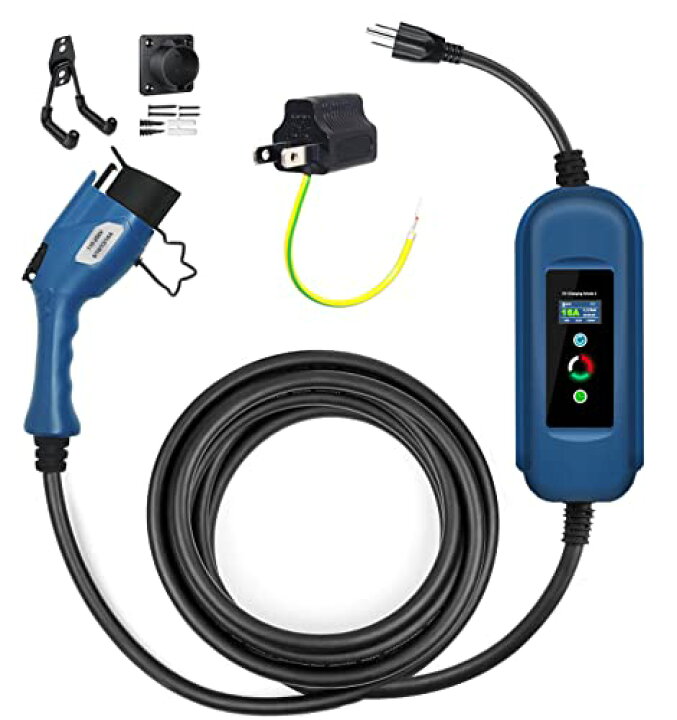 楽天市場】電気自動車 EV 充電ケーブル、100-240V EV 充電器、8A/10A 