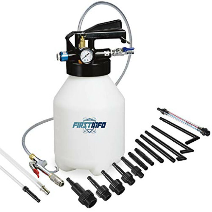 楽天市場】良匠 エアー式ATF抽出/給油転換ポンプ・6L レベルゲージ無車 