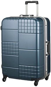 色：ブルーグレー [プロテカ] スーツケース ブロックパック サイレントキャスター ハンガー付 90L 66 cm 5.3kg