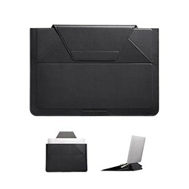 色：ブラック13.3" MOFT ノートパソコンスリーブケース 収納ケース スタンド機能 保護スリーブ ウレタン材質 スリーブケース 薄型 軽量 インナーケース 撥水 耐圧 MacBook Air/MacBook Pro/iPad Air/iPad