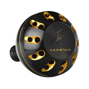 色:ブラックゴールド サイズ:38mm ゴメクサス (Gomexus) 38-47mm パワー リール ハンドル ノブ シマノ Type B (Shimano) 用, 18 ストラディック SW 5000XG 15 ツインパワー SW 8000HG など用 アルミ製