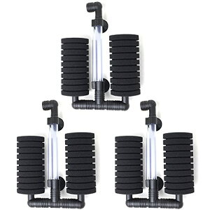 色:3個セット RedBeryl 選べるセット ダブル スポンジフィルター 水槽 ろ過装置 (XY-2822 3個セット)